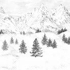 Aiguilles d'Arves wallpaper
