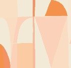 Abstract geometric peach wallpaper