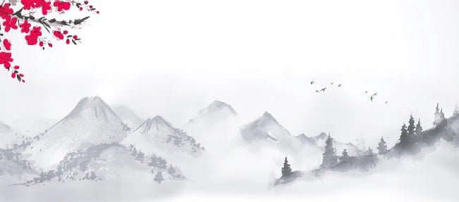Minimalist Zen landscape wallpaper