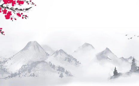 Minimalist Zen landscape wallpaper