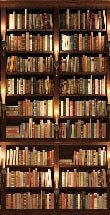 Authentique Bibliothèque trompe l'oeil wallpaper