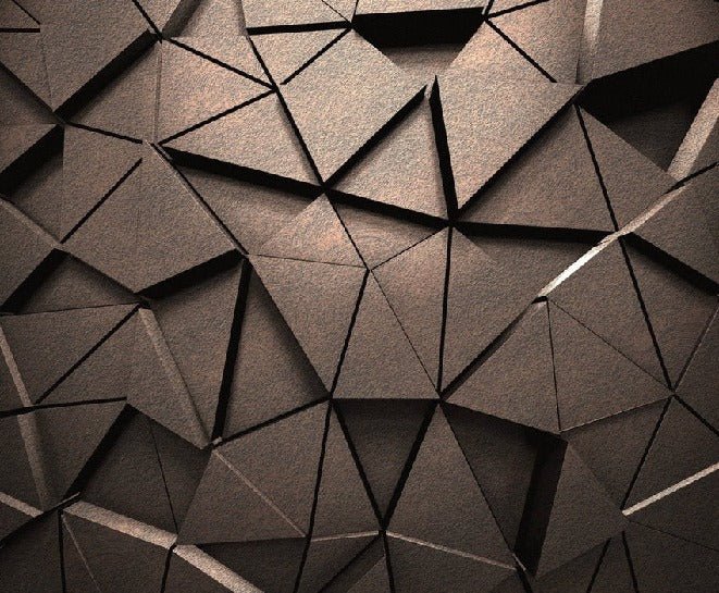 3D wallpaper black perspective rouille