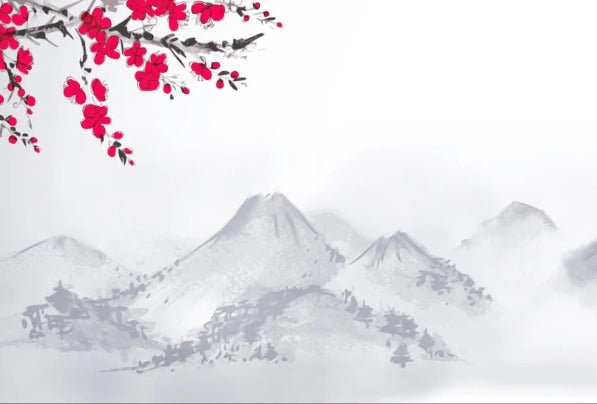 Zen minimalist landscape wallpaper