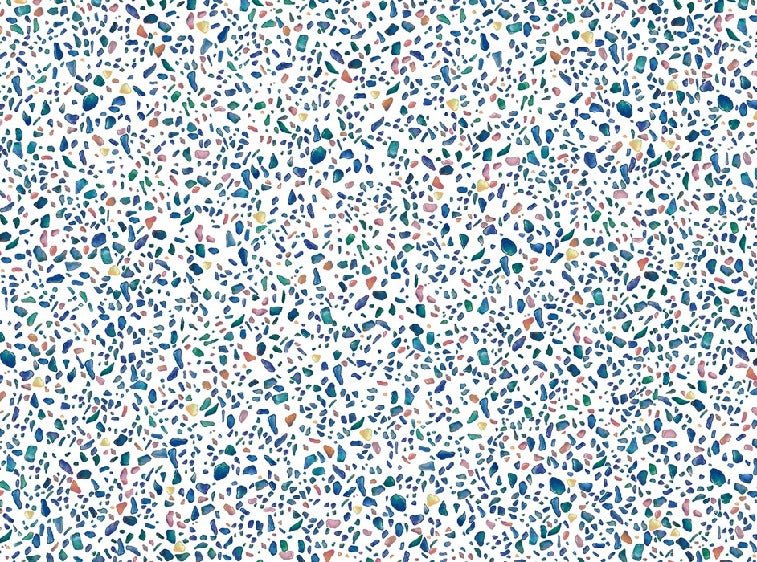 Condensed terrazzo wallpaper