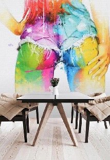 Graffiti face wallpaper Teenage painting