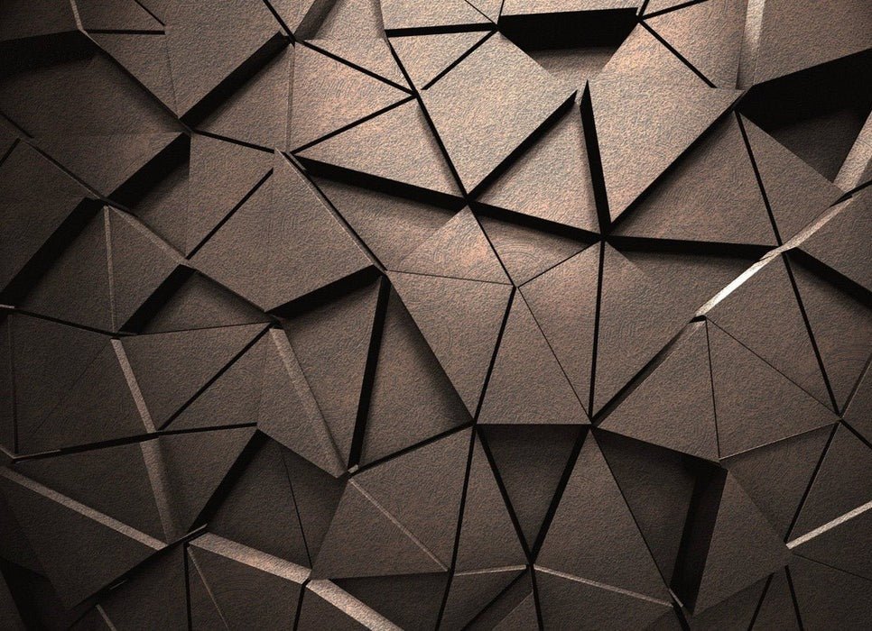 3D wallpaper black perspective rouille