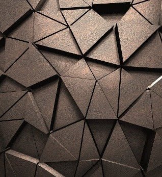 3D wallpaper black perspective rouille