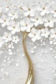 3D tree toilet wallpaper