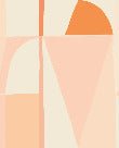Abstract geometric peach wallpaper