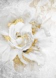 Fleur Or toilet wallpaper