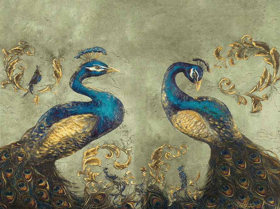 Vintage Peacock wallpaper