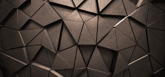 3D black rust perspective wallpaper
