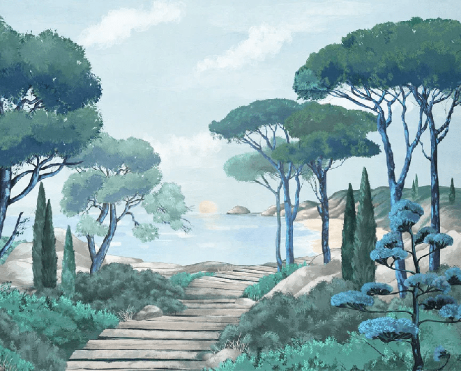 Wallpaper stroll through the calanques