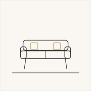 Panoramic wallpapers Living room