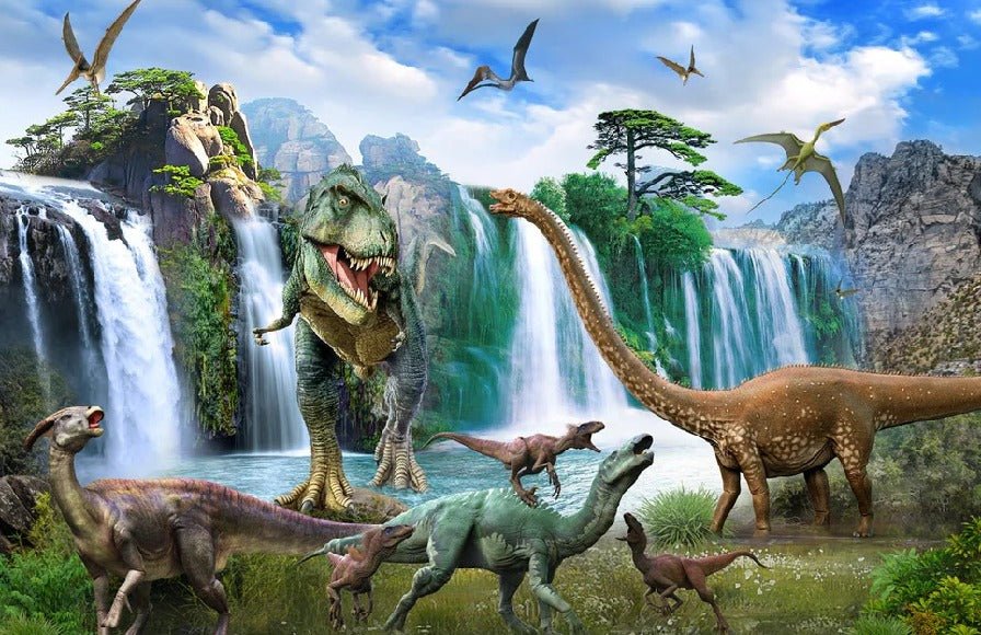 Papier peint Dinosaures 3D