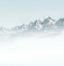 Papier peint Mont Blanc dans la brume, XXL, tendance
