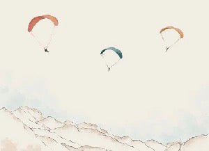 Papier peint Annecy, cimes & art