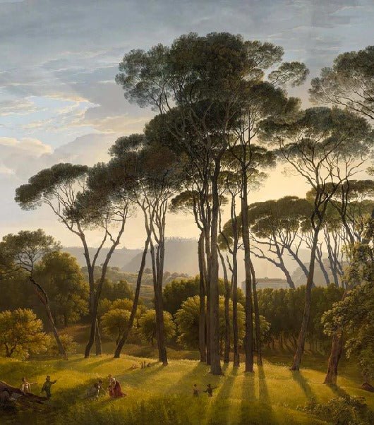 Wallpaper hall historical landscape Italy