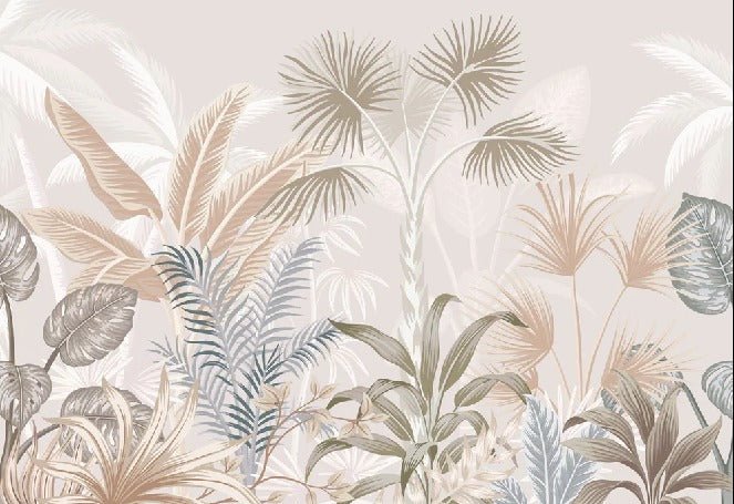 Papier peint panoramique jungle terracotta, XXL, tendance