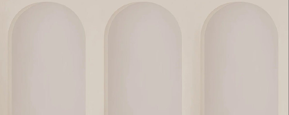 Papier peint panoramique arche beige
