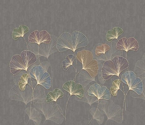 Papier peint panoramique ginkgo asie tendance