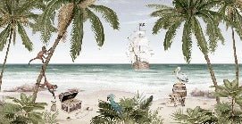 Papier peint la baie aux pirates, XXL, tendance