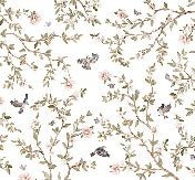 Papier peint oiseau chambre enfant