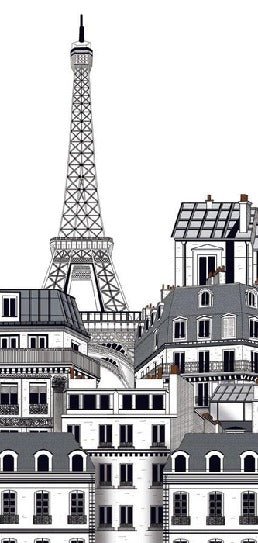 Papier peint Français les toits Parisiens