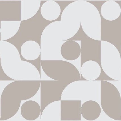 Modern wallpaper shape greige