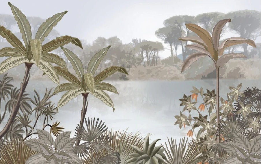 Papier peint sur mesure Jungle tendance peinture, XXL, tendance