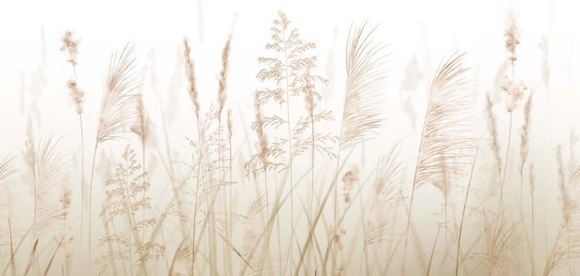 Papier peint fleur des champs de blé, XXL, tendance