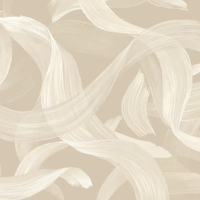 Papier peint contemporain – Beige vibration