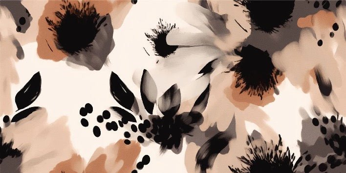 Hypnotic flower wallpaper