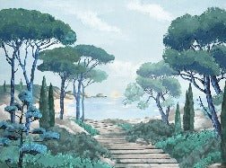 Papier peint balade dans les calanques, XXL, tendance