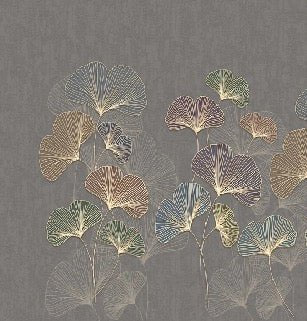 Papier peint panoramique ginkgo asie tendance, XXL, tendance