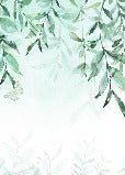 Papier peint tête de lit végétale eucalyptus