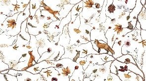 Papier peint enfant forêt aventure