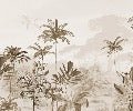 Papier peint panoramique jungle eden sépia, XXL, tendance
