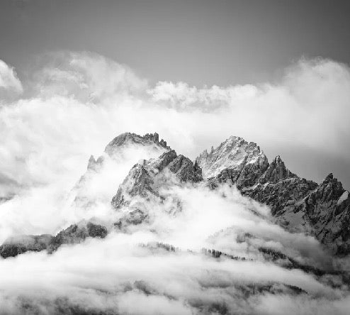 Dolomites peak panoramic wallpaper