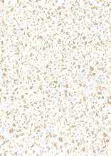 Papier peint effet terrazzo sépia