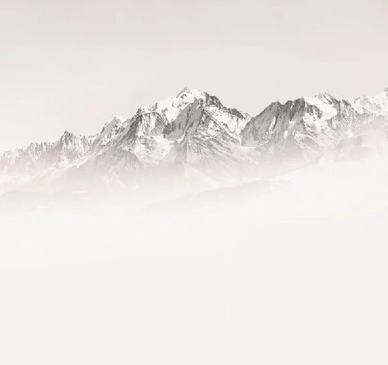Papier peint matin brumeux Mont Blanc, XXL, tendance