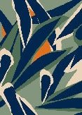Panoramic plant sketch wallpaper