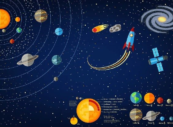 Papier peint astronaute univers galaxy