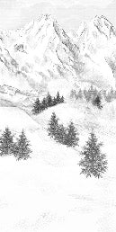 Papier peint montagne sommets de Chamonix