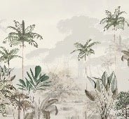 Papier peint panoramique jungle eden vert, XXL, tendance