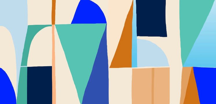 Papier peint Memphis style vibrant, XXL, tendance