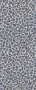 Papier peint motif léopard bleu