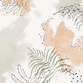 Papier peint panoramique aquarelle végétale