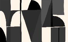 Papier peint Memphis style noir, XXL, tendance