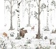 Papier peint animaux printemps forêt, XXL, tendance